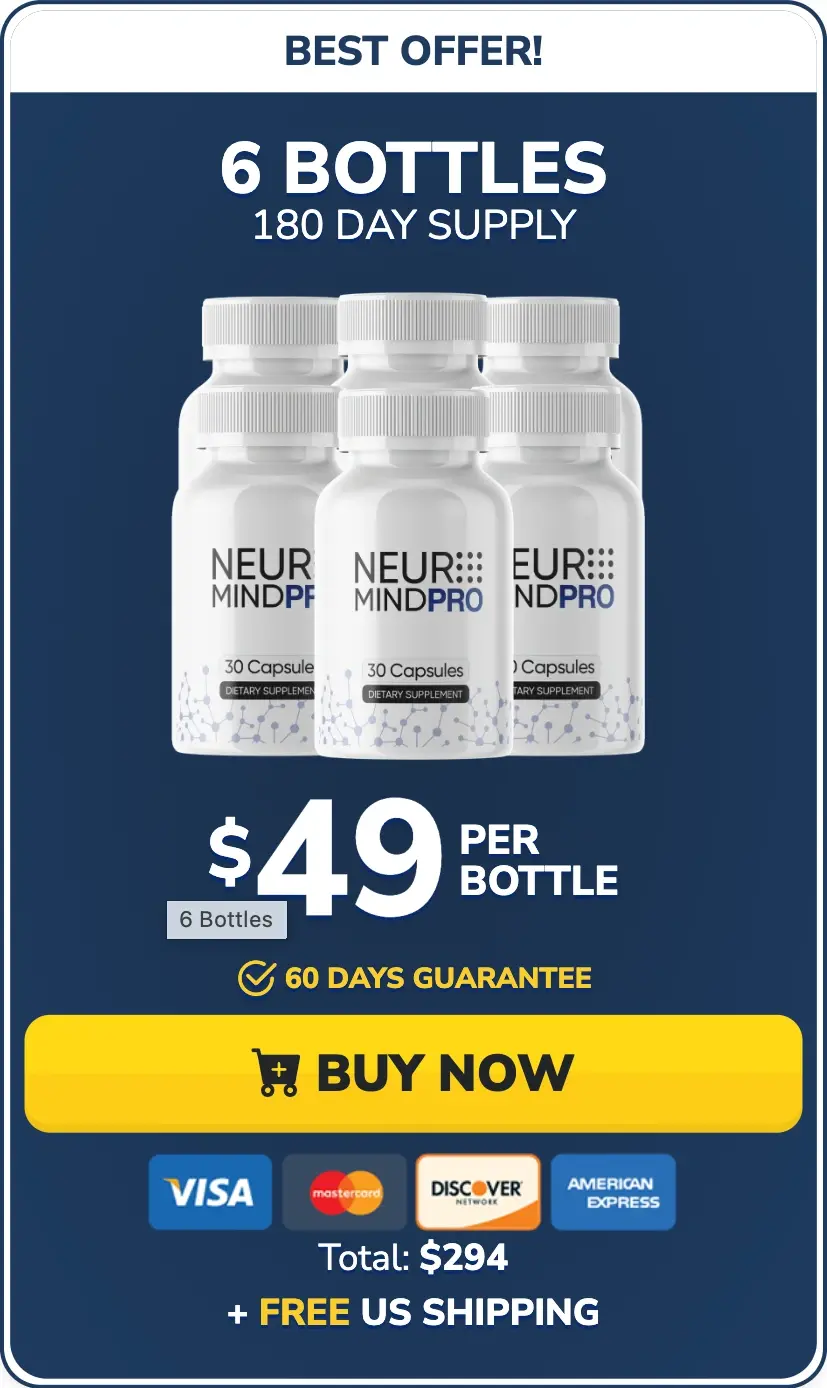 NeuroMind Pro Buy Six Bottles