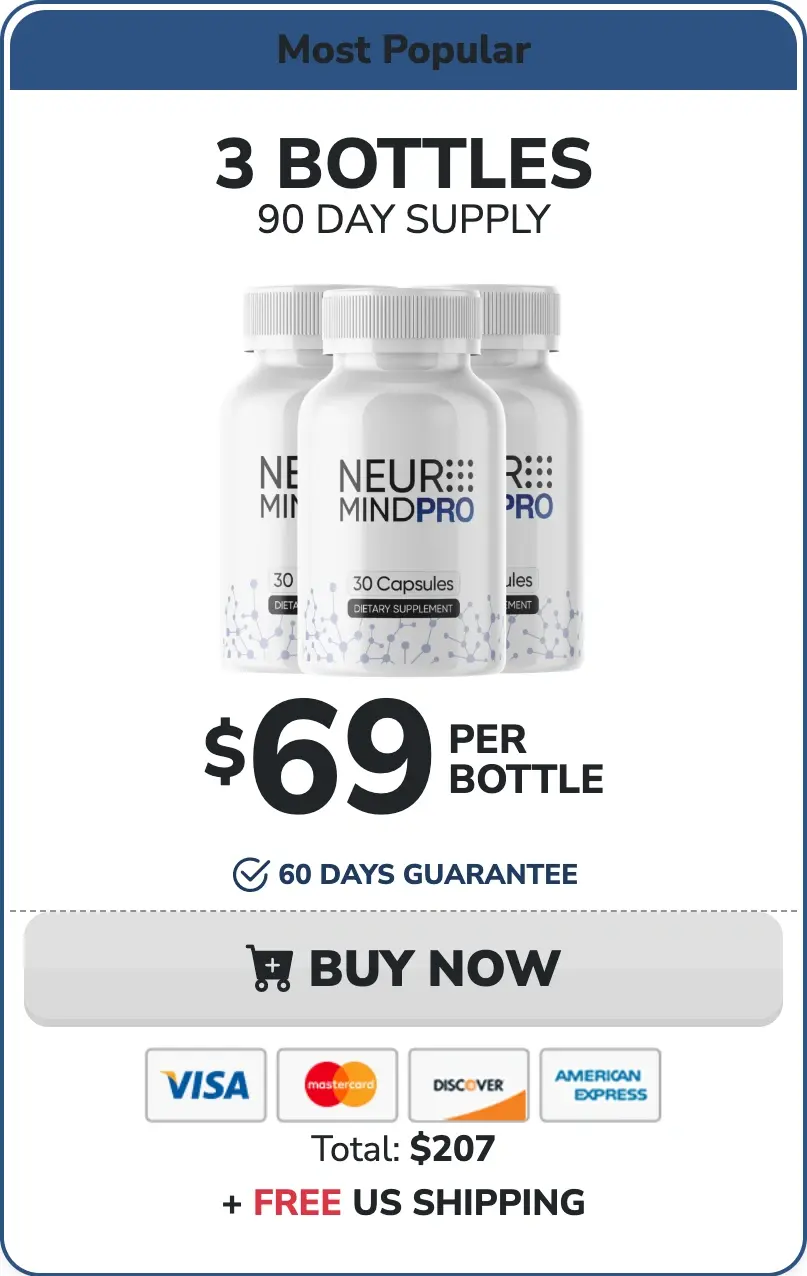NeuroMind Pro Buy Three Bottles